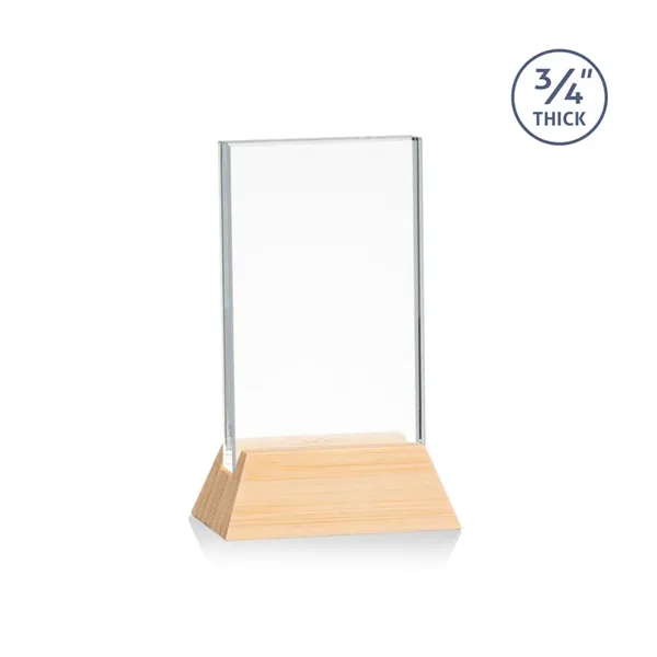 The Walkerton VividPrint™ Award - Starfire/Bamboo is a vertical 3/4-inch thick... from ASI 84592 St Regis Group / St Regis