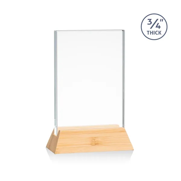 The Walkerton VividPrint™ Award - Starfire/Bamboo is a vertical 3/4-inch thick... from ASI 84592 St Regis Group / St Regis