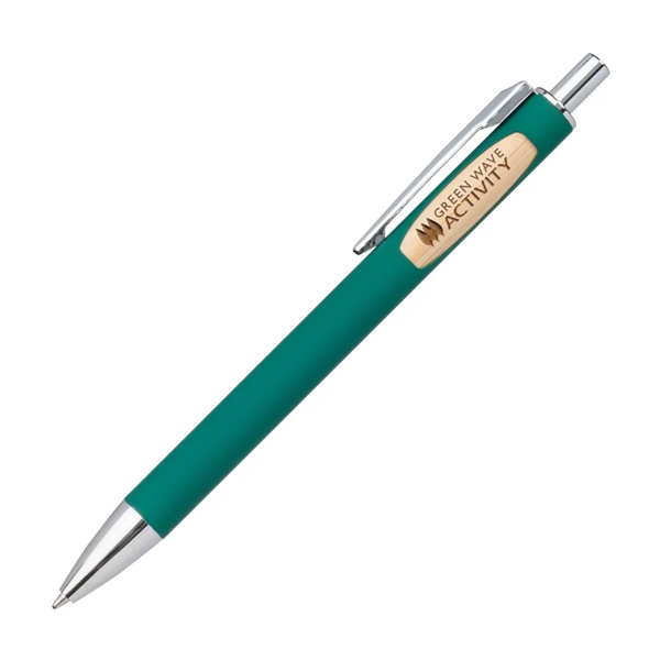 The Sylvia Clicker Pen w/Bamboo Accent features a unique blend of... from ASI 84592 St Regis Group