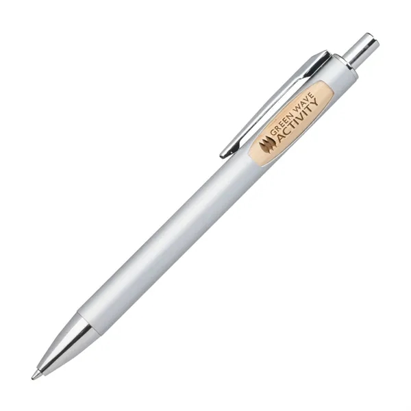 The Sylvia Clicker Pen w/Bamboo Accent features a unique blend of... from ASI 84592 St Regis Group