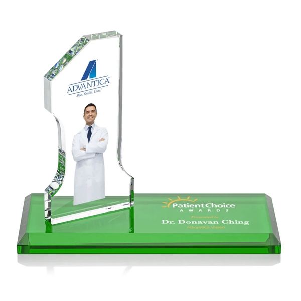 The Northam #1 VividPrint™ Award features a sparkling 5" tall Starfire... from ASI 84592 St Regis Group / St Regis