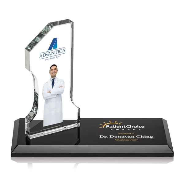 The Northam #1 VividPrint™ Award features a sparkling 5" tall Starfire... from ASI 84592 St Regis Group / St Regis