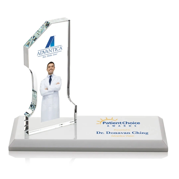 The Northam #1 VividPrint™ Award features a sparkling 5" tall Starfire... from ASI 84592 St Regis Group / St Regis