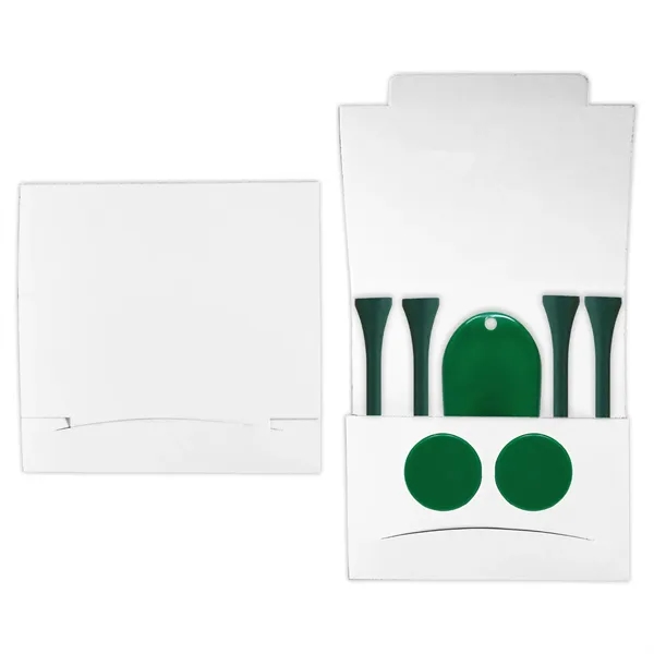 Golf tee matchbook packet with 4 tees and 2 markers and... from ASI 93520 Ventura Inc