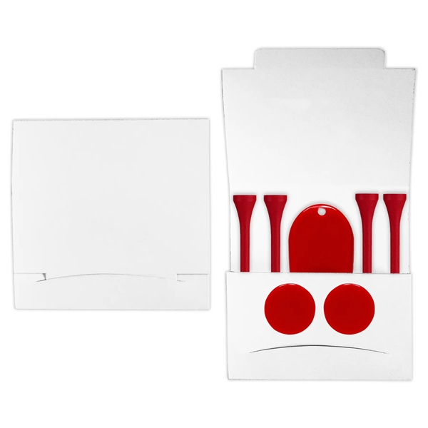 Golf tee matchbook packet with 4 tees and 2 markers and... from ASI 93520 Ventura Inc