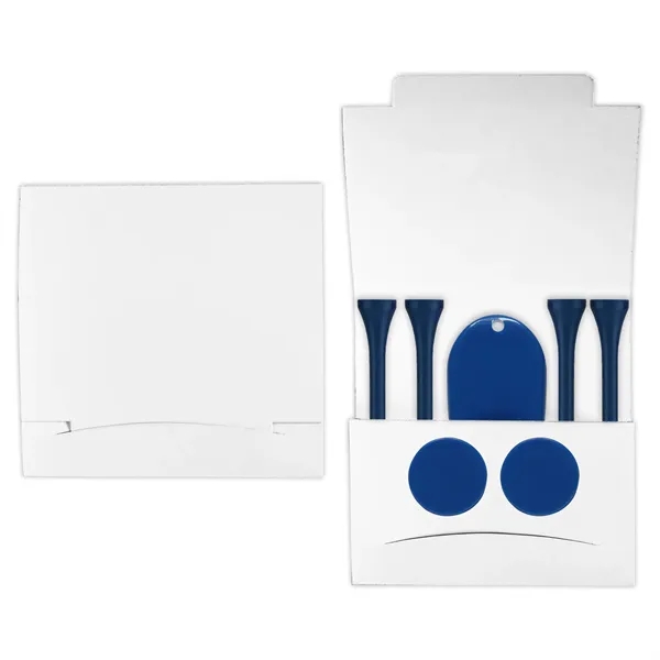 Golf tee matchbook packet with 4 tees and 2 markers and... from ASI 93520 Ventura Inc