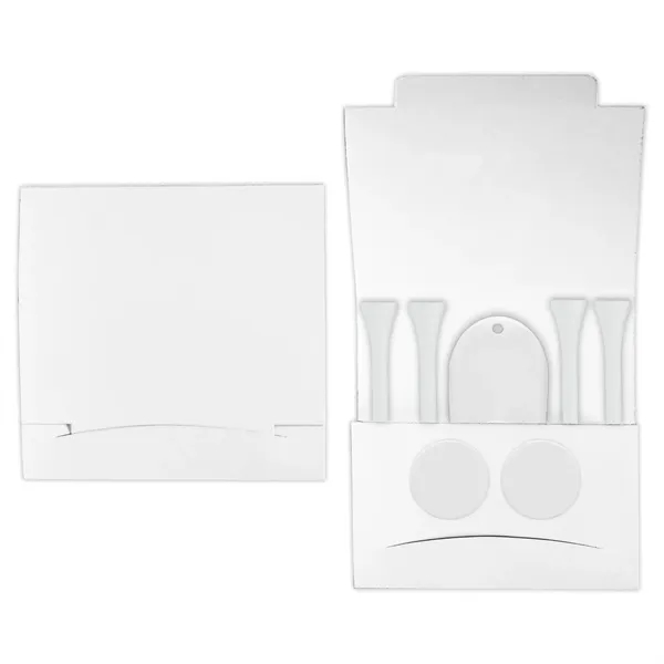 Golf tee matchbook packet with 4 tees and 2 markers and... from ASI 93520 Ventura Inc