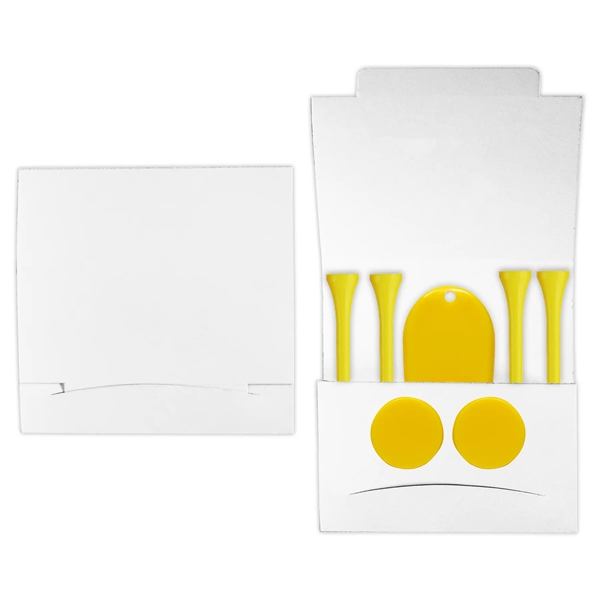 Golf tee matchbook packet with 4 tees and 2 markers and... from ASI 93520 Ventura Inc