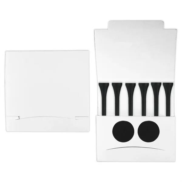 Golf tee matchbook packet with 6 tees and 2 markers.... from ASI 93520 Ventura Inc