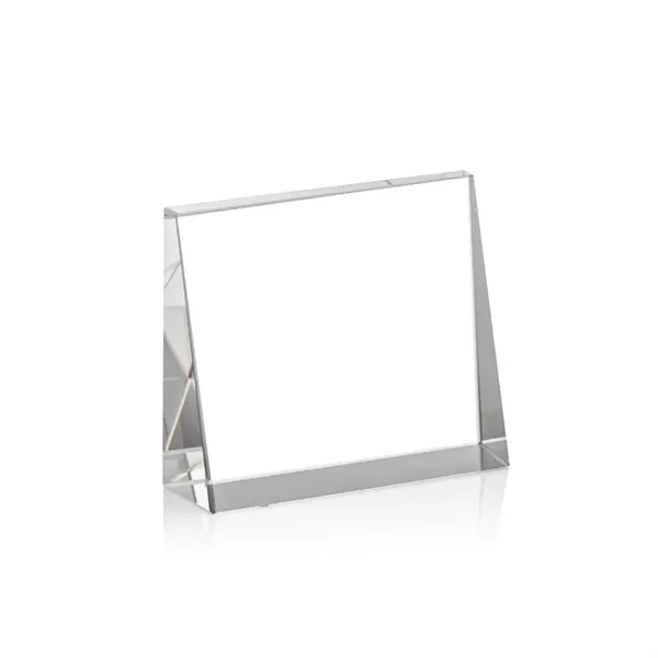 The bold Tweed award is a thick freestanding optical crystal award... from ASI 84592 St Regis Group / St Regis
