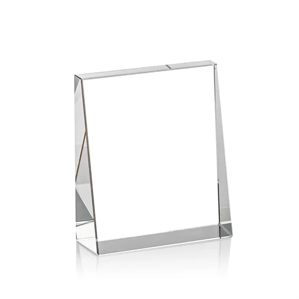 The bold Tweed award is a thick freestanding optical crystal award... from ASI 84592 St Regis Group / St Regis