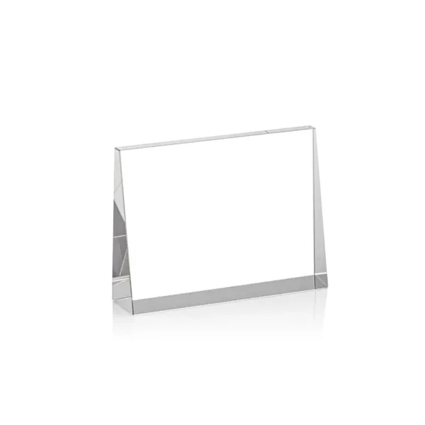 The bold Tweed award is a thick freestanding optical crystal award... from ASI 84592 St Regis Group / St Regis