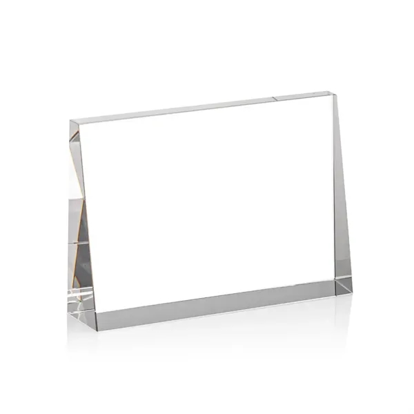 The bold Tweed award is a thick freestanding optical crystal award... from ASI 84592 St Regis Group / St Regis