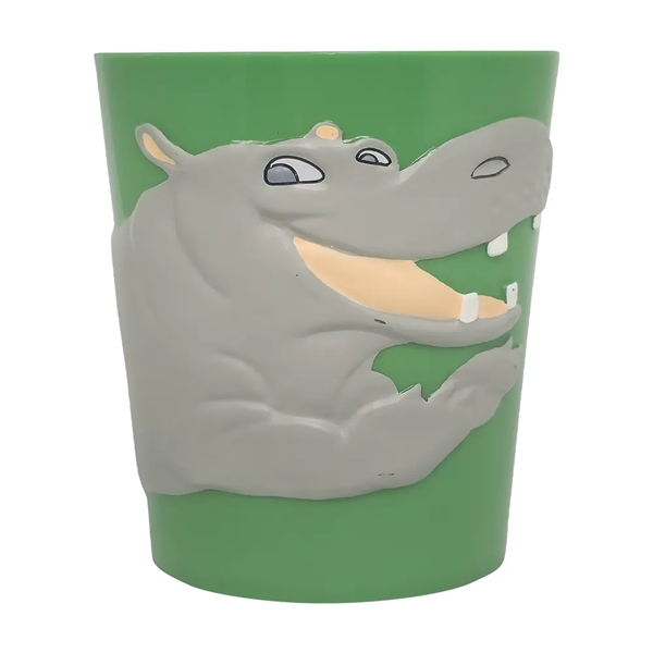 8 oz, plastic cup with hippo print.... from ASI 34415 Alpi International LTD