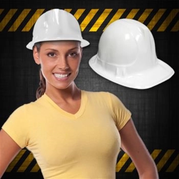 Plastic novelty construction hard hat in assorted colors.... from ASI 42016 Brighter Promotions Inc