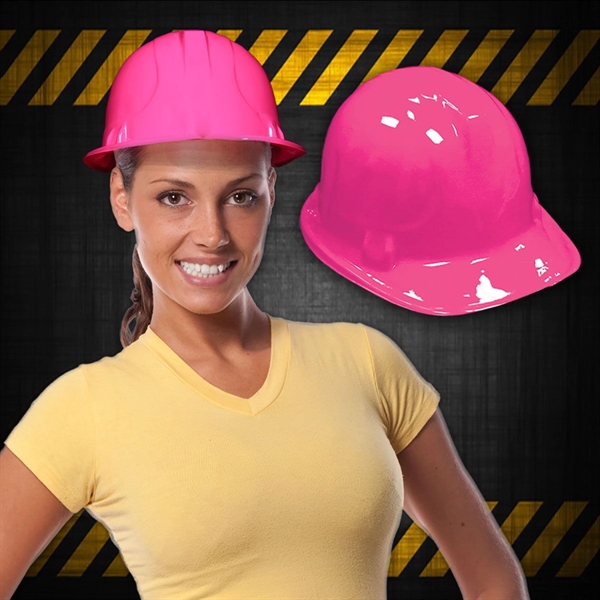 Plastic novelty construction hard hat in assorted colors.... from ASI 42016 Brighter Promotions Inc