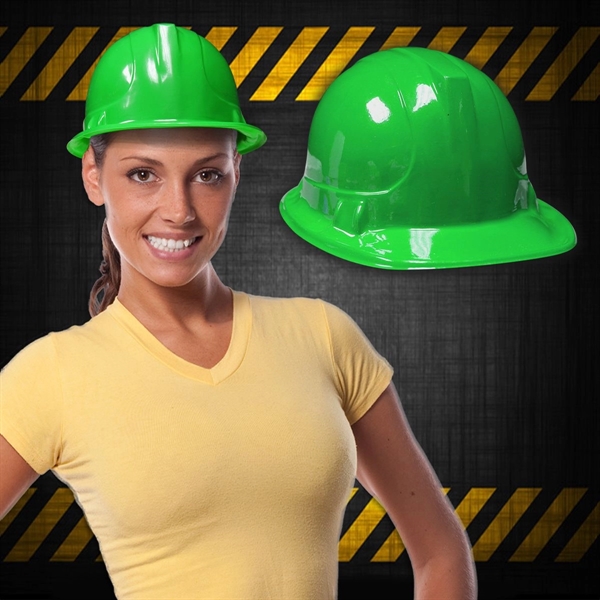 Plastic novelty construction hard hat in assorted colors.... from ASI 42016 Brighter Promotions Inc