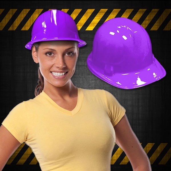 Plastic novelty construction hard hat in assorted colors.... from ASI 42016 Brighter Promotions Inc
