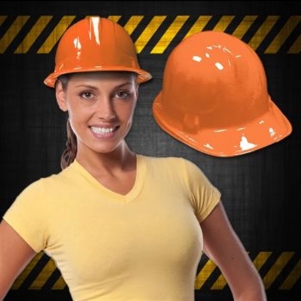 Plastic novelty construction hard hat in assorted colors.... from ASI 42016 Brighter Promotions Inc