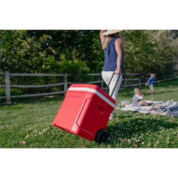 28 quart rolling cooler with locking telescopic handle and 38 can... from ASI 56070 Gemline / Gemline®