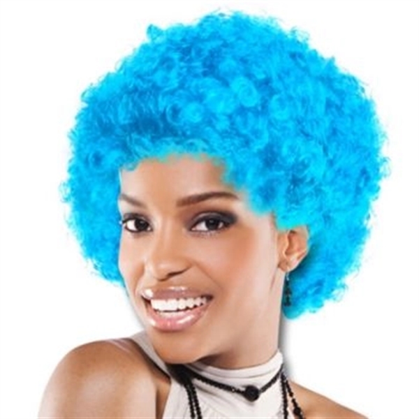 Adult sized cheering team spirit costume wig offered in an assortment... from ASI 42016 Brighter Promotions Inc / Chemical Light™ Liquid Light