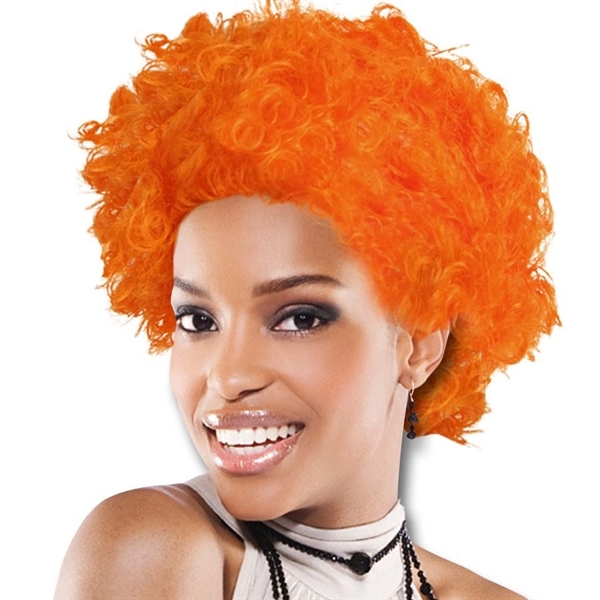 Adult sized cheering team spirit costume wig offered in an assortment... from ASI 42016 Brighter Promotions Inc / Chemical Light™ Liquid Light