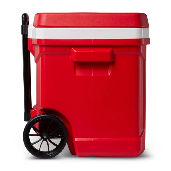 60 quart rolling cooler with wheels, locking telescopic handle and 94... from ASI 56070 Gemline / Gemline®