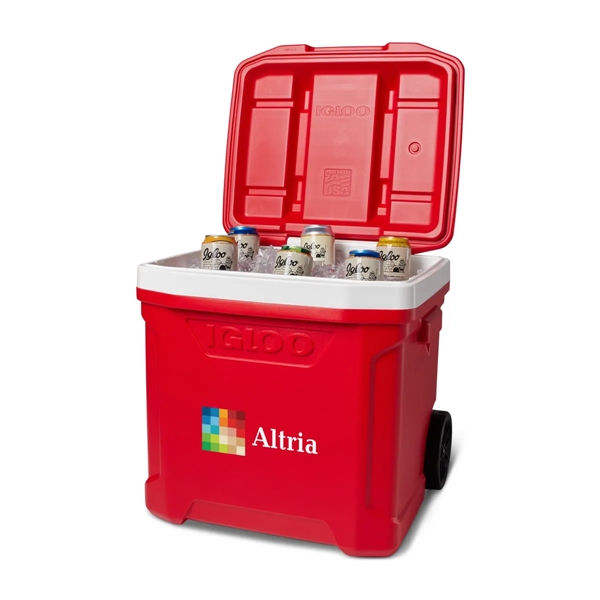 60 quart rolling cooler with wheels, locking telescopic handle and 94... from ASI 56070 Gemline / Gemline®