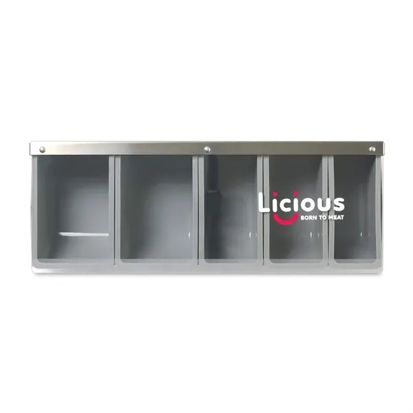 Set of 3 different sized containers for toppings and condiments.... from ASI 56070 Gemline / Gemline®