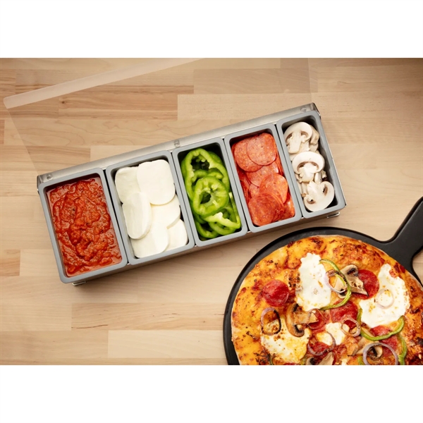 Set of 3 different sized containers for toppings and condiments.... from ASI 56070 Gemline / Gemline®