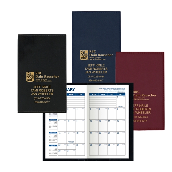 Style "Ireland" soft cover vinyl sewn pocket planner.... from ASI 83770 Royal Industries / The Royal Line