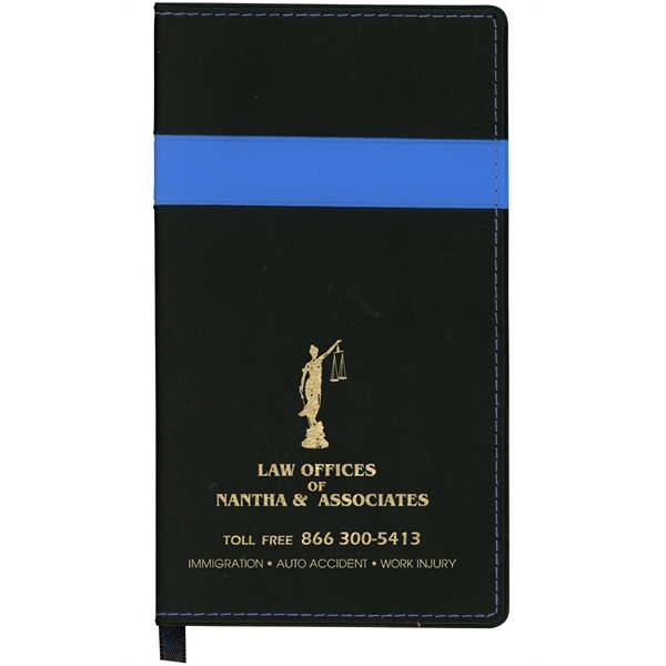 Styles "Joliett" 2-tone soft vinyl cover pocket planners.... from ASI 83770 Royal Industries / The Royal Line