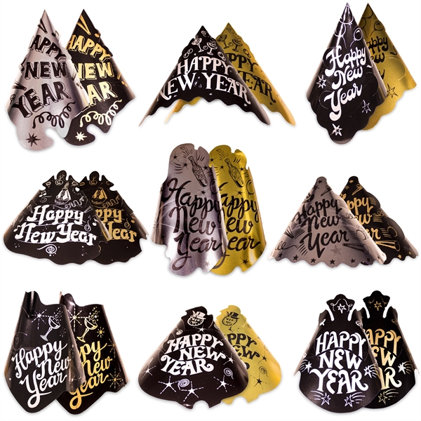 Glimmer and shimmer New Year's Eve party kit for 100 people... from ASI 42016 Brighter Promotions Inc