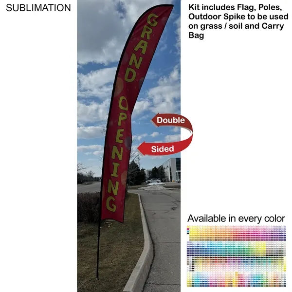 19' X-Large Feather Flag Kit, Full Color Graphics Double Sided, Outdoor... from ASI 53509 FIEL-Fairdeal Import & Export / FIEL