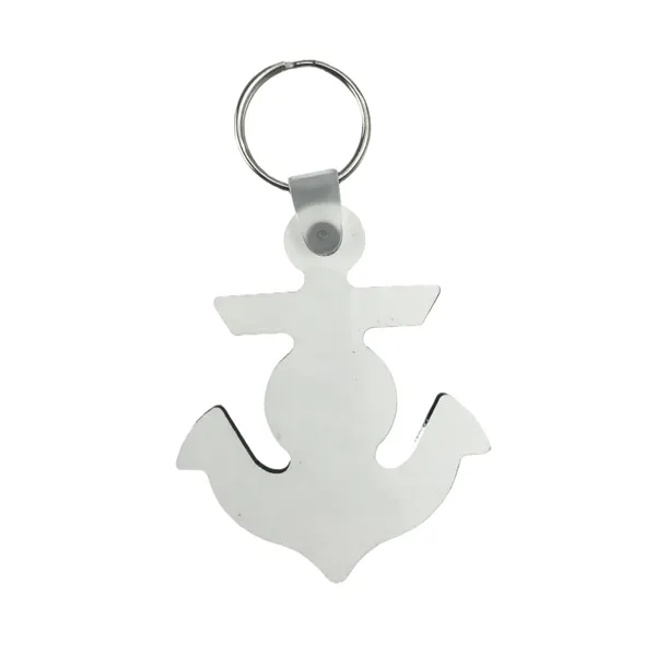 Anchor shaped MDF keychain plus free sublimation heat transfer printing in... from ASI 37218 Athena Promo (tm)