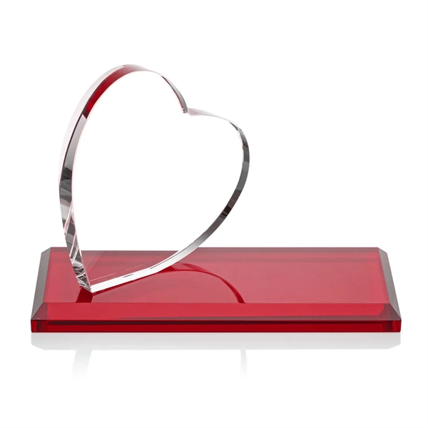 The Northam Heart VividPrint Award features a sparkling 4" Starfire Crystal... from ASI 84592 St Regis Group / St Regis