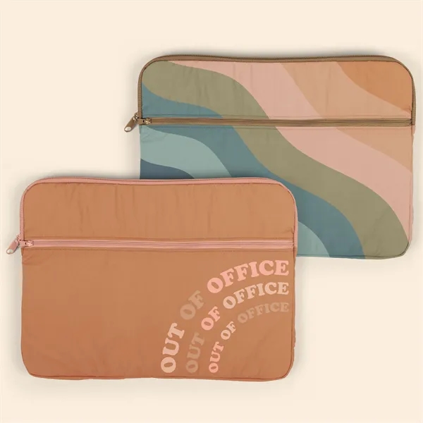 The Zippered Pocket Laptop Sleeve has one zippered pocket on the... from ASI 74710 Numo