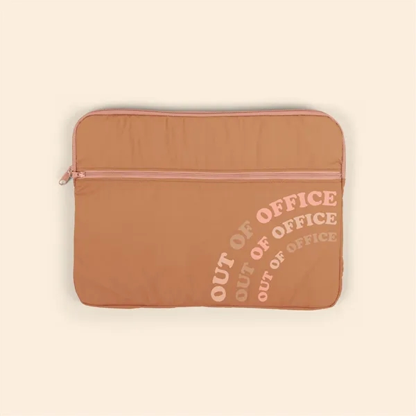 The Zippered Pocket Laptop Sleeve has one zippered pocket on the... from ASI 74710 Numo