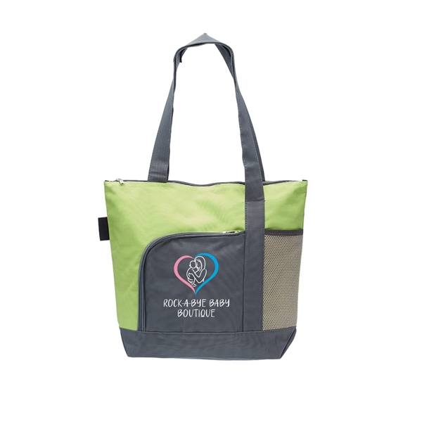 PIONEER new roads in selling with this two tone tote bag.... from ASI 62088 IDProductsource