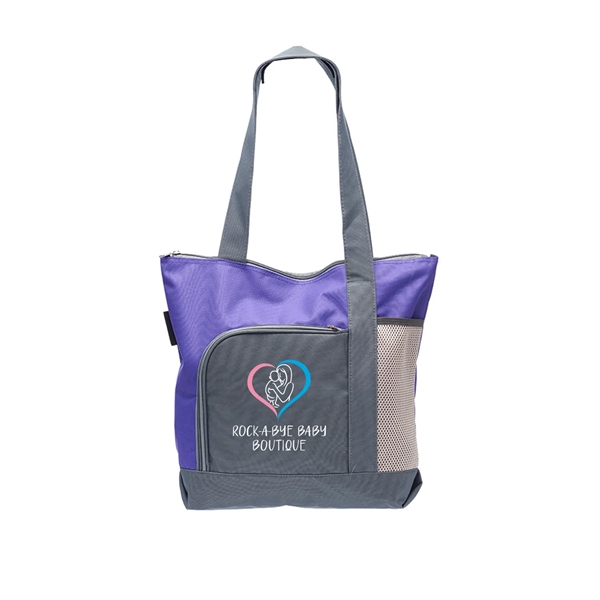 PIONEER new roads in selling with this two tone tote bag.... from ASI 62088 IDProductsource