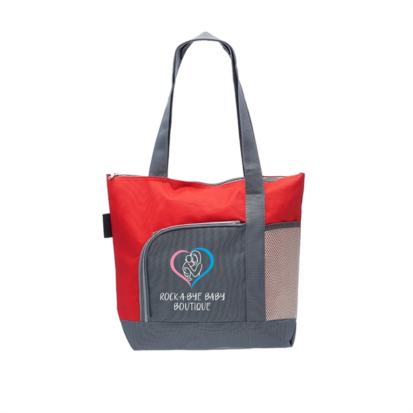 PIONEER new roads in selling with this two tone tote bag.... from ASI 62088 IDProductsource