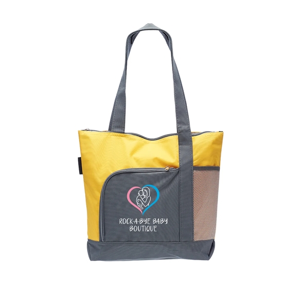 PIONEER new roads in selling with this two tone tote bag.... from ASI 62088 IDProductsource