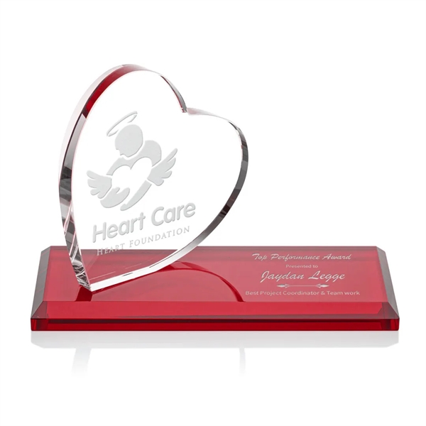 The Northam Heart Award features a sparkling 4" Starfire Crystal Heart... from ASI 84592 St Regis Group / St Regis