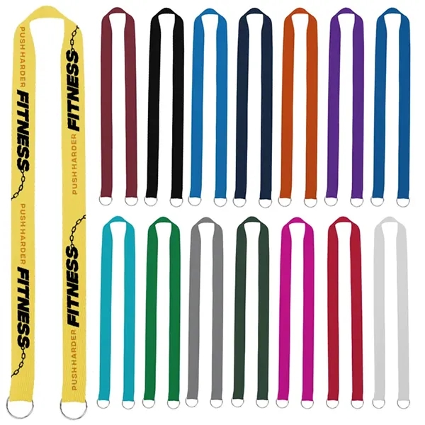 Boost your brand with 1" screen-printed lanyards: double clips, durable 100%... from ASI 67557 LimeLight Ent