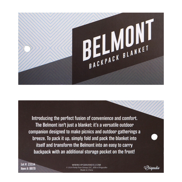 A fleece lined blanket with water resistance backing and the ability... from ASI 61966 HPG / OrigAudio HPG Gold