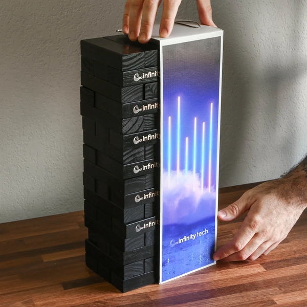 A stacking wood block game... from ASI 61966 HPG / OrigAudio HPG Gold