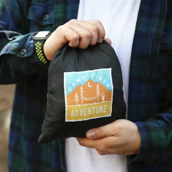 A durable hammock with a carrying case, hammock straps and carabiners... from ASI 61966 HPG / OrigAudio HPG Gold