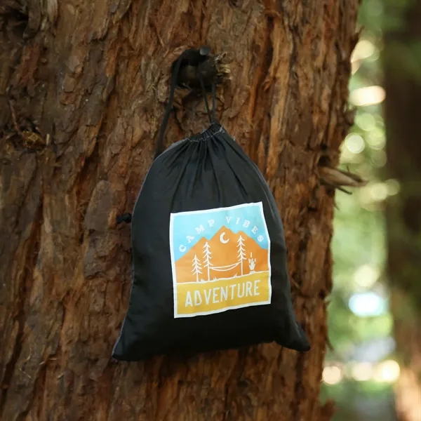 A durable hammock with a carrying case, hammock straps and carabiners... from ASI 61966 HPG / OrigAudio HPG Gold