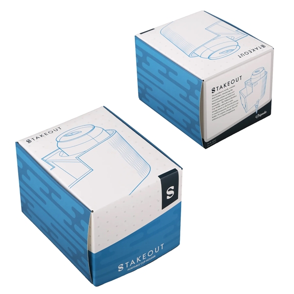 A bamboo composed phone and cup holder... from ASI 61966 HPG / OrigAudio HPG Gold