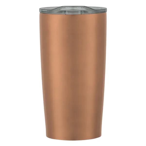 20 oz. stainless steel tumbler with double wall construction and snap-on,... from ASI 61125 Hit Promotional Products / Hit®
